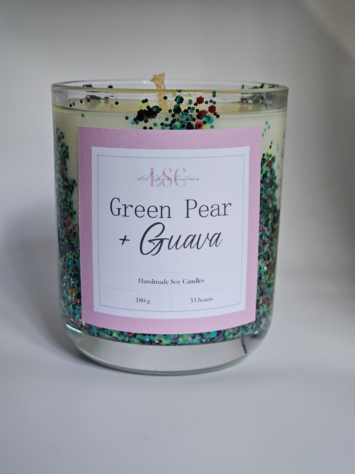 Glitter Candle - Medium