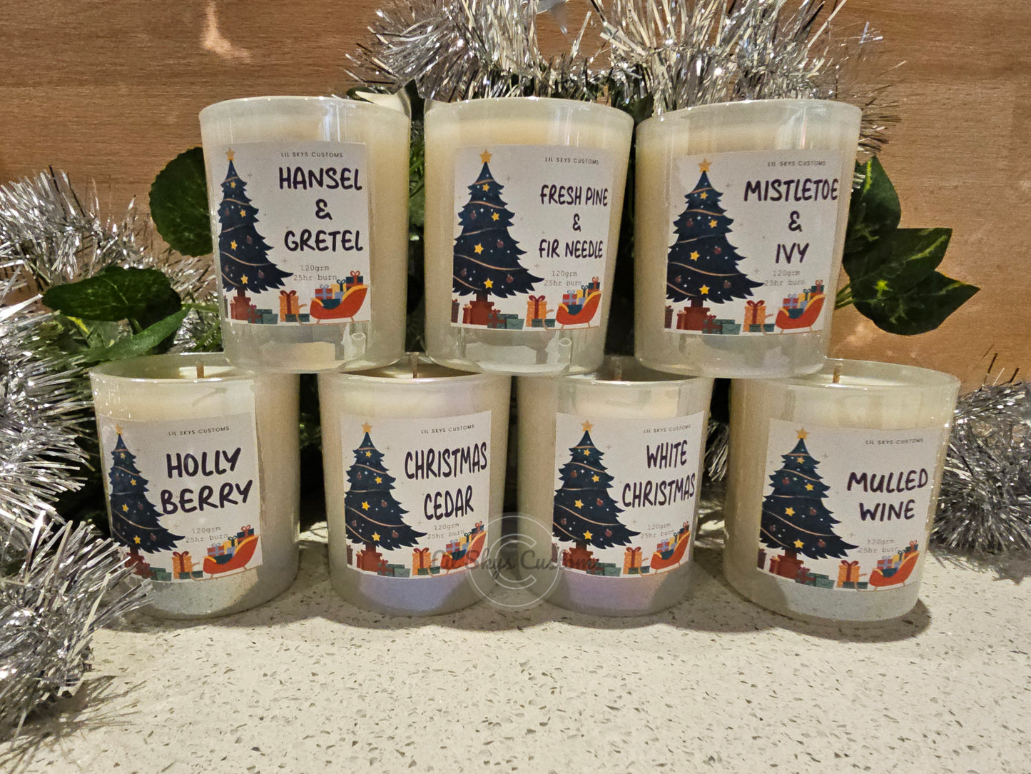 Small Christmas Candles