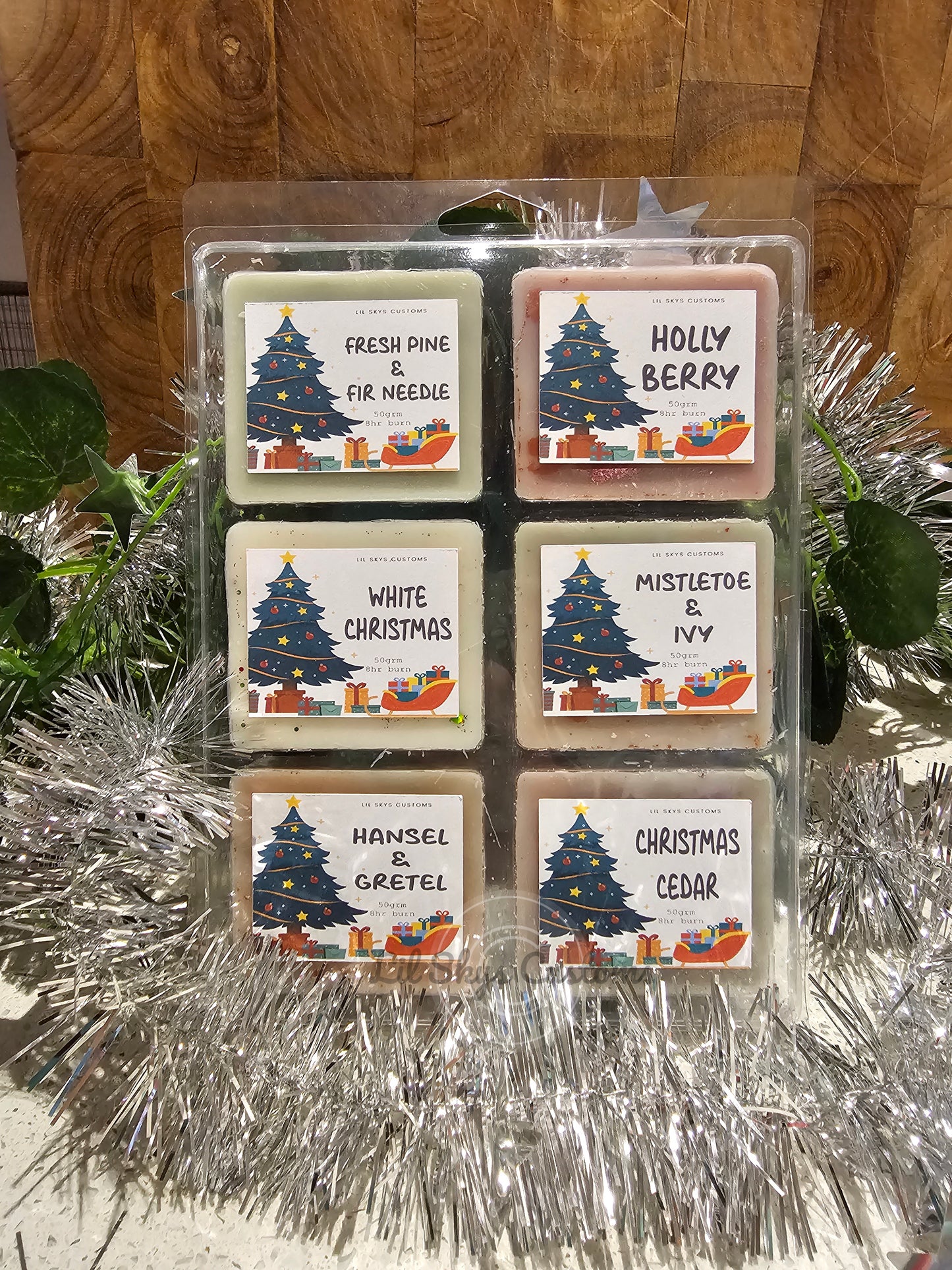 Christmas wax melt sampler