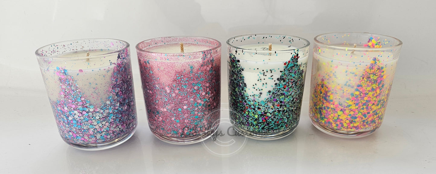 Glitter Candle - Medium